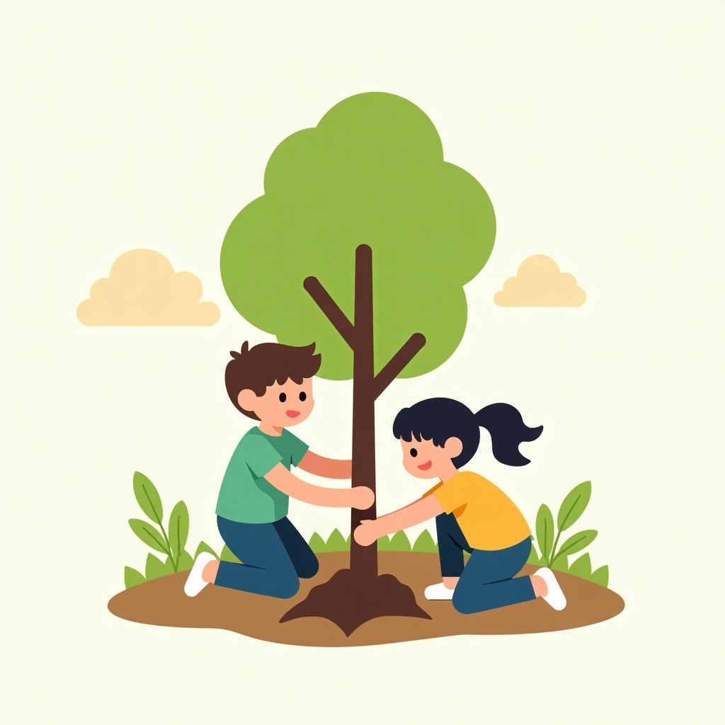 Mother India illustration