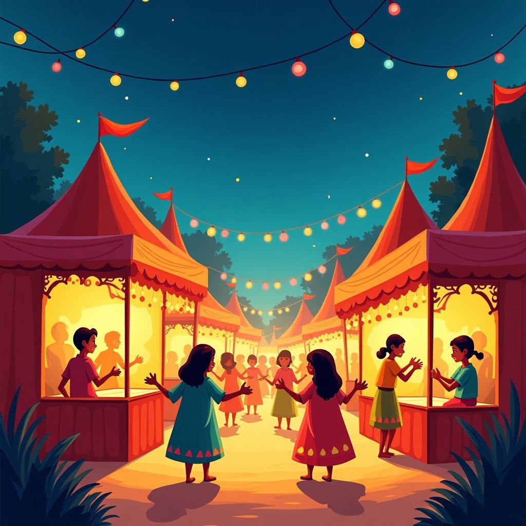Illustration for Our Vibrant Country