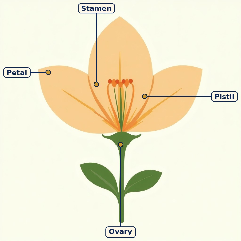 Labelled diagram for Reproduction: How Life Continues