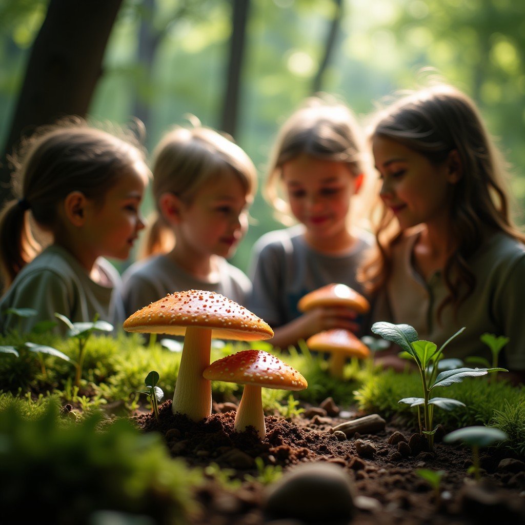 Illustration for Mushroom Cultivation