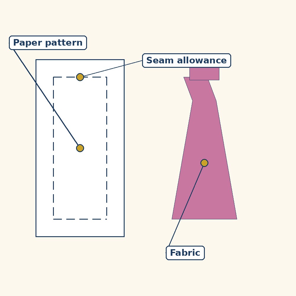 Labelled diagram for Apparel