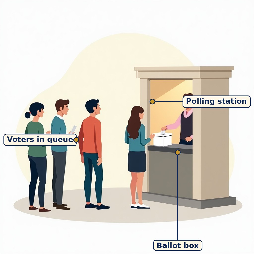 Labelled diagram for Elections